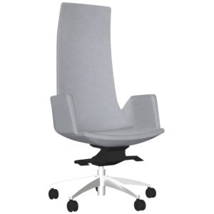 Narbutas Světle šedá kancelářská židle NORTH CAPE  - Výška130