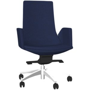Narbutas Tmavě modrá kancelářská židle NORTH CAPE  - Výška105-114 cm- Šířka 68 cm