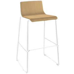 Narbutas Přírodní barová židle MOON Wood 73 cm  - Výška94 cm- Šířka 52