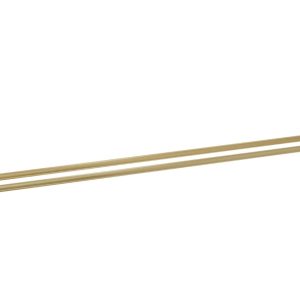Zlatý kovový držák na ručníky Hübsch Pipe 71 cm  - Šířka71 cm- Hloubka 17 cm