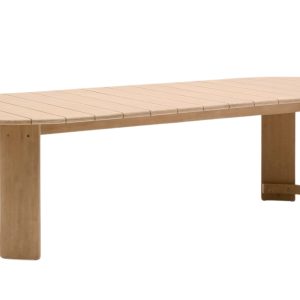 Dřevěný zahradní jídelní stůl Kave Home Xoriguer 280 x 110 cm  - Výška75 cm- Šířka 280 cm
