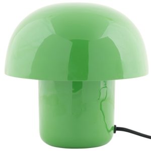 Time for home Zelená kovová stolní lampa Champignon mini  - Výška20 cm- Průměr 20 cm