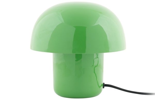 Time for home Zelená kovová stolní lampa Champignon mini  - Výška20 cm- Průměr 20 cm