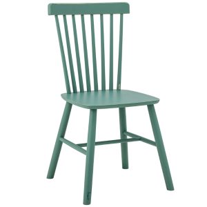 Zelená dřevěná jídelní židle Bloomingville Mill  - Výška92 cm- Šířka 50 cm