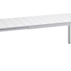 Nardi Bílý rozkládací zahradní stůl Rio 140/210 x 85 cm  - Výška76 cm- Šířka 140/210 cm