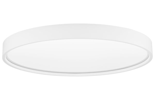 Bílé stropní LED světlo Nova Luce Olaf 60 cm  - Výška5 cm- Průměr 60 cm