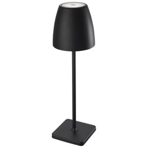 Černá kovová zahradní stolní LED lampa Nova Luce Colt  - Výška38 cm- Průměr stínidla 11 cm