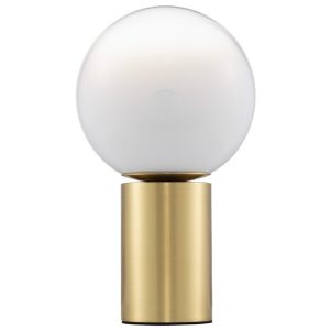 Bílo-zlatá skleněná stolní lampa Nova Luce Vita  - Výška35
