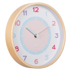 Time for home Barevné nástěnné hodiny Colorea 25 cm II  - Průměr25 cm- Tloušťka 4