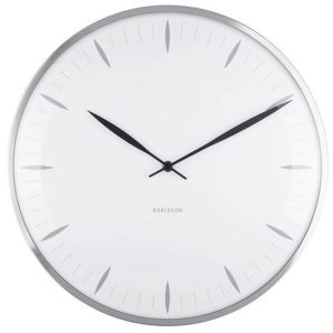 Designové nástěnné hodiny Karlsson KA5761WH 40cm
