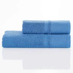 4Home Sada Deluxe osuška a ručník modrá