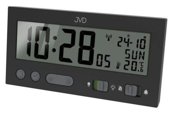 JVD RB9410.2 - Digitální budík řízený signálem s jednoduchým ovládáním