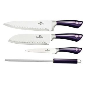 Berlinger Haus 4dílná sada nerezových nožů Purple Eclipse Collection  - Barvafialová-