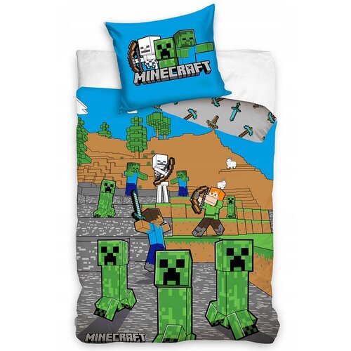 Carbotex Dětské povlečení Minecraft Time to Mine