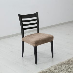 Forbyt Napínací potah na sedák židle ESTIVELLA béžová  - Velikost40 - 50 cm- Barva béžová