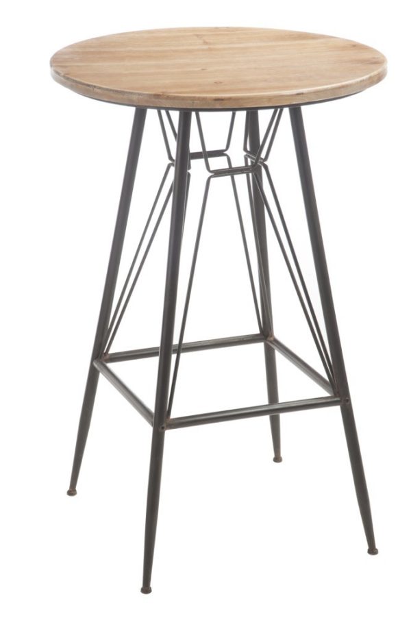 Barový stolek BISTRO - Ø  65 * 99cm J-Line by Jolipa  - -