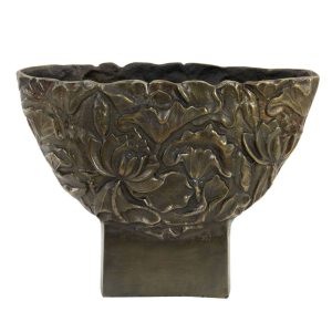 Bronzová antik kovová váza Palesa antique bronze XL - 45*14*34 cm Light & Living  - -