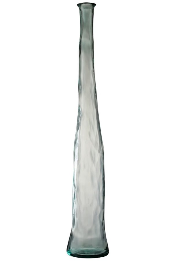 Vysoká skleněná transparentní váza Noah L - Ø 18*120 cm  J-Line by Jolipa  - -