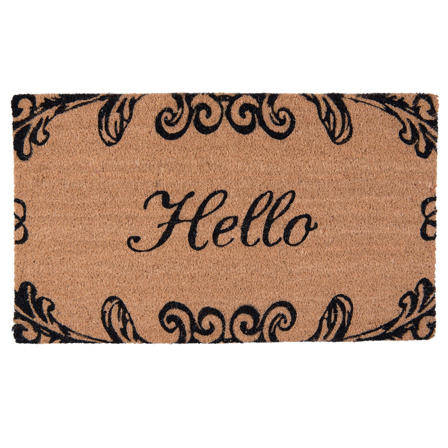 kokosova-rohozka-hello-75452-cm Kokosová rohožka Hello - 75*45*2 cm Clayre & Eef - -