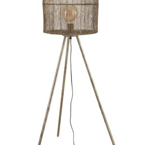 Kovová bronzová stojací lampa Antiek - Ø 40*140cm J-Line by Jolipa  - -