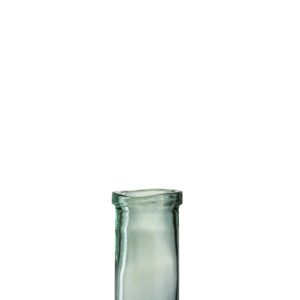 Skleněná zelená váza Vase  Virgine M - Ø  12*28 cm J-Line by Jolipa  - -