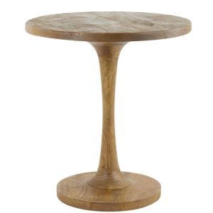 Kulatý dřevěný bistro stolek Bicaba - Ø50*55 cm Light & Living  - -