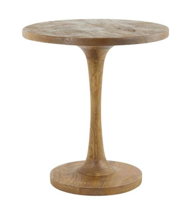Kulatý dřevěný bistro stolek Bicaba - Ø50*55 cm Light & Living  - -