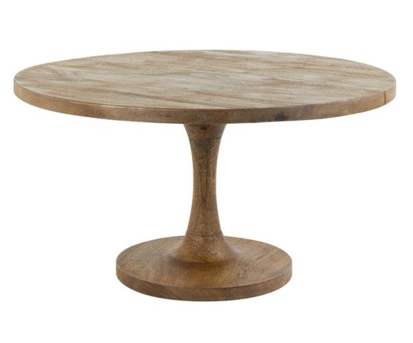 Kulatý dřevěný bistro stolek Bicaba - Ø70*40 cm Light & Living  - -