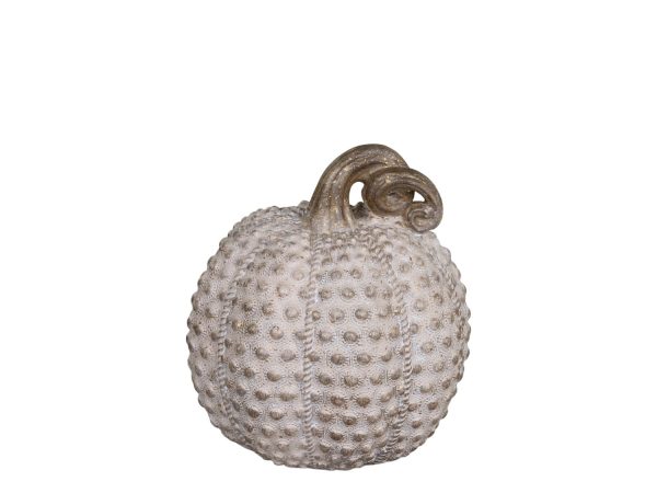 Latté antik dekorace dýně Pumpkin antique S - Ø 8*7 cm Chic Antique  - -