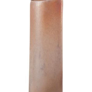 Lososová skleněná váza Scavo Rim - Ø12*38 cm J-Line by Jolipa  - -