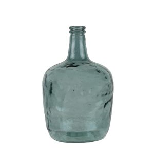 Modrá skleněná váza z recyklovaného skla 8L - Ø21*36cm Mars & More  - -