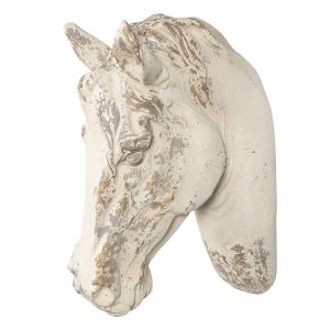 Nástěnná dekorace hlava koně - 32*16*45 cm Clayre & Eef  - -