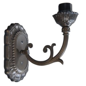 Nástěnná lampa Tiffany bez stínítka -12*22*22 cm / E27/40W Clayre & Eef  - -