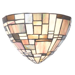 Nástěnná lampa Tiffany Frontiere - 30*16*18 cm / E14/40W Clayre & Eef  - -