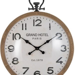 Nástěnné hodiny Grand Hotel - Ø 89*107cm J-Line by Jolipa  - -