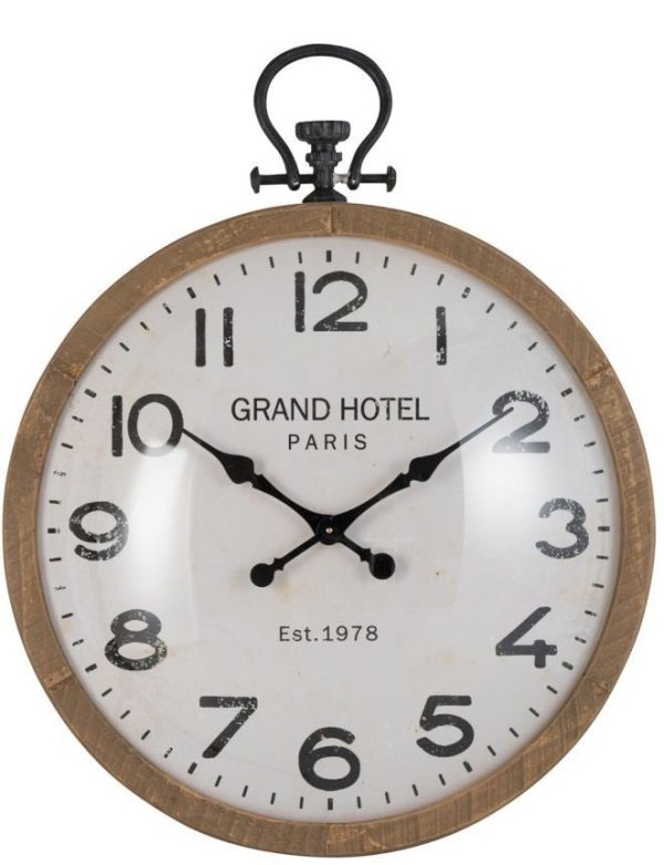 Nástěnné hodiny Grand Hotel - Ø 89*107cm J-Line by Jolipa  - -