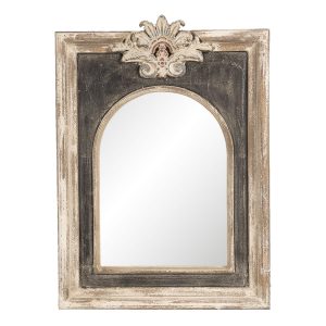 Nástěnné zrcadlo v antik rámu s patinou Mireio - 46*5*63 cm Clayre & Eef  - -