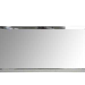 Obdélníkové zrcadlo s nerezovým okrajem - 130*4*70 cm J-Line by Jolipa  - -