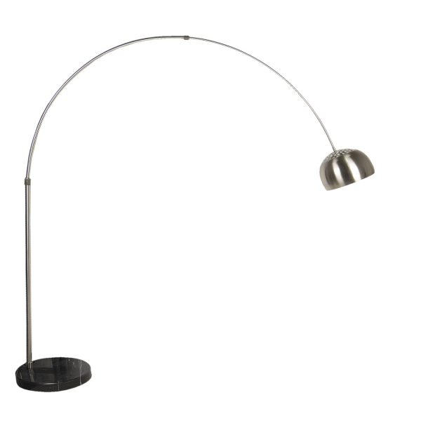 Oblouková lampa Zenia z nerezové oceli – 220*Ø 34*220 cm E27/max Clayre & Eef  - -