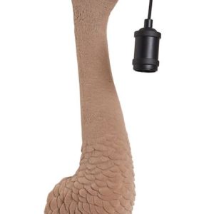Písková nástěnná lampa pštros Ostrich velvet sand - 18*15*57 cm / E27 Light & Living  - -