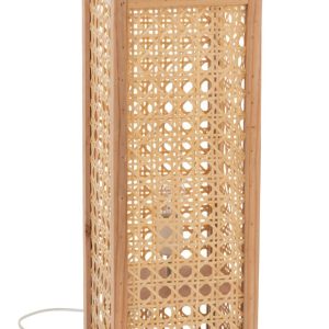 Přírodní bambusová stolní lampa Rectan - 23*23*65cm J-Line by Jolipa  - -