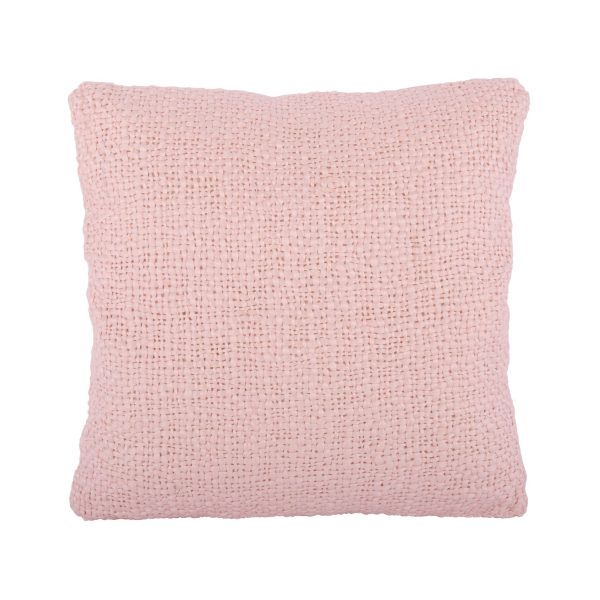 Růžový polštář s výplní Ibiza blush pink - 45*45cm Collectione  - -