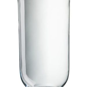 Transparentní skleněná váza Hurricane - Ø 25 * 50 cm J-Line by Jolipa  - -
