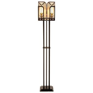 Stojací lampa Tiffany - 35*182 cm 1x E27 / Max 60W Clayre & Eef  - -