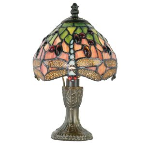 Stolní lampa Tiffany - Ø 16*25 cm 1x E14  Clayre & Eef  - -
