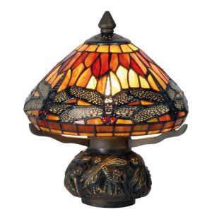 Stolní lampa Tiffany - Ø 22*21 cm 1x E14 / Max 40W Clayre & Eef  - -
