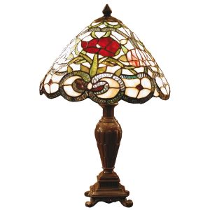 Stolní lampa Tiffany - Ø 32*47 cm Clayre & Eef  - -