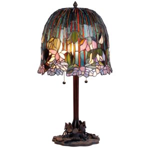 Stolní lampa Tiffany - Ø 37*68 cm Clayre & Eef  - -