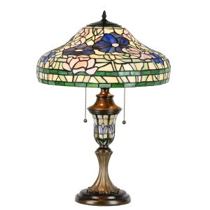 Stolní lampa Tiffany Destini - 46x60 cm E27/max 2x60W Clayre & Eef  - -