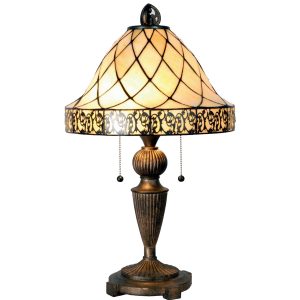 Stolní lampa Tiffany Filigree - Ø 36*62 cm Clayre & Eef  - -